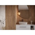 Japandi Brown Small Matt 29.8cm x 59.8cm Wall Tile
