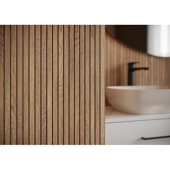 Japandi Brown Small Matt 29.8cm x 59.8cm Wall Tile