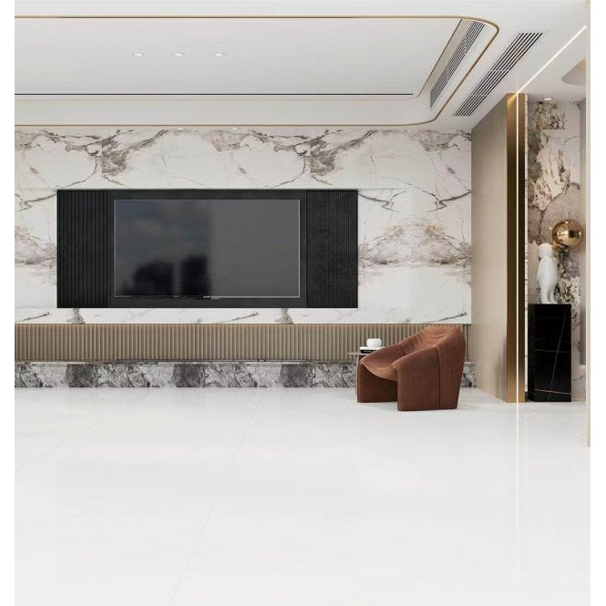 Jazz White 100cm x 100cm Floor Tile