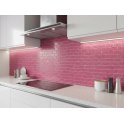 Gulfstone Jordan Pink Brick Quartz 30cm x 30cm (4.8m x 2.3cm) Mosaic Tile