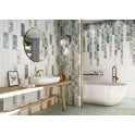 Jungle White 10cm x 30cm Wall Tile
