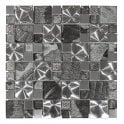 Jupiter Random Mix 30cm x 30cm Glass Mosaic Tile