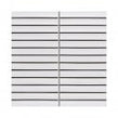 Katakana Large Matt White 29.9cm x 29.6cm (2cm x 14.5cm) Mosaic Tile
