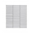 Katakana Small Matt White 30.8cm x 28.2cm (1.2cm x 9.2cm) Mosaic Tile