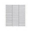 Katakana Small Matt White 30.8cm x 28.2cm (1.2cm x 9.2cm) Mosaic Tile