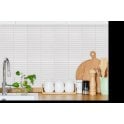 Katakana Small Matt White 30.8cm x 28.2cm (1.2cm x 9.2cm) Mosaic Tile