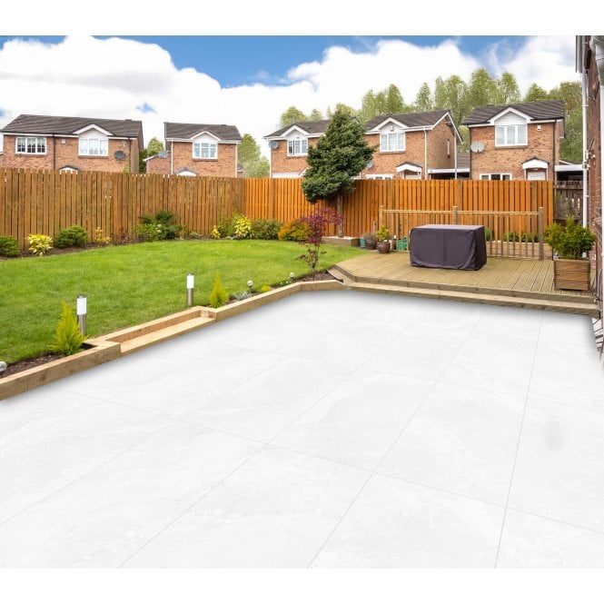 Made In Spain Keith Polar 60cm x 90cm 2cm Slab Outdoor Tile Pallet Deal