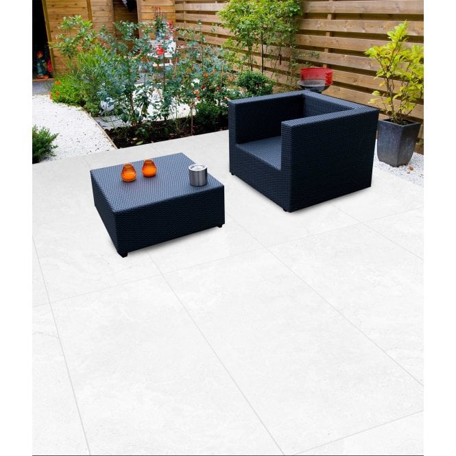 Made In Spain Keith Polar 60cm x 90cm 2cm Slab Outdoor Tile Pallet Deal