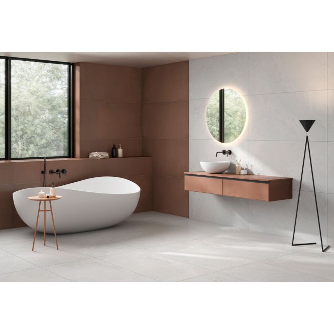 Made In Spain Keith Polar 90cm x 90cm Wall and Floor Tile