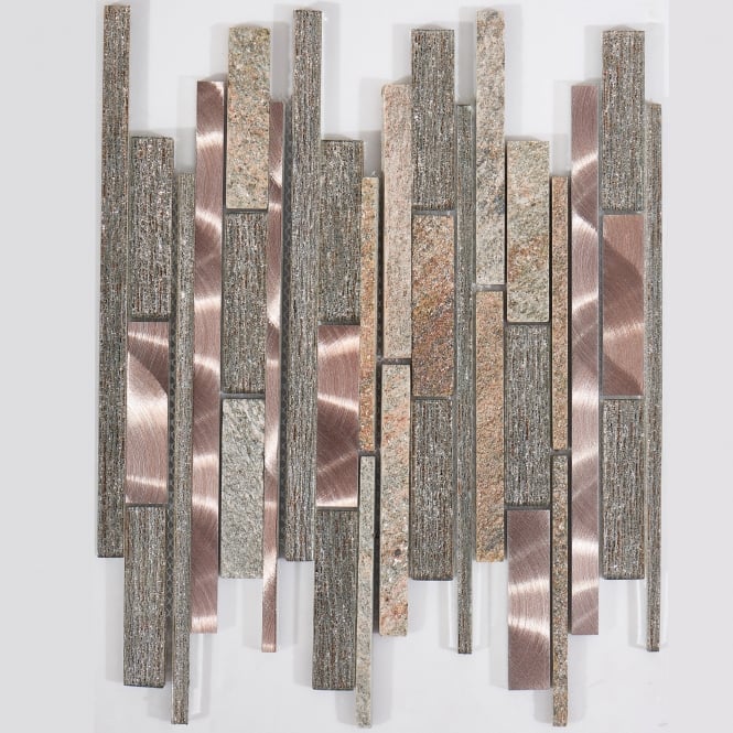 Kenton Gold 30cm x 30cm Mosaic Tile