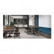 Kenzo Blue 15cm x 15cm Wall Tile
