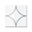Kenzo Decor Circle Blue 15cm x 15cm Wall Tile