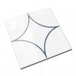 Kenzo Decor Circle Blue 15cm x 15cm Wall Tile