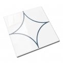 Kenzo Decor Circle Blue 15cm x 15cm Wall Tile