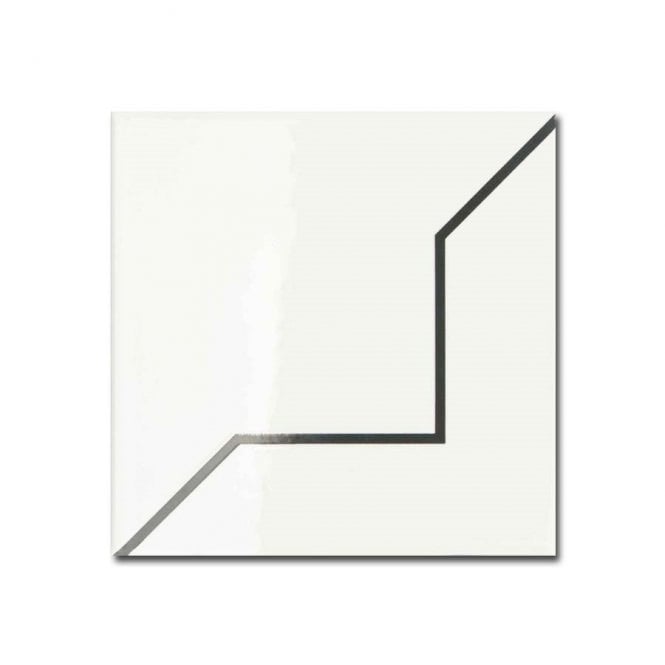 Kenzo Decor Cross Black 15cm x 15cm Wall Tile