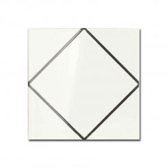 Kenzo Decor Diamond Black 15cm x 15cm Wall Tile