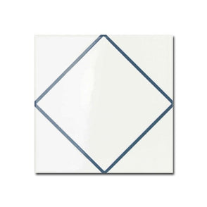 Kenzo Decor Diamond Blue 15cm x 15cm Wall Tile