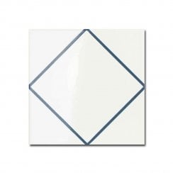 Kenzo Decor Diamond Blue 15cm x 15cm Wall Tile