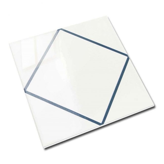 Kenzo Decor Diamond Blue 15cm x 15cm Wall Tile