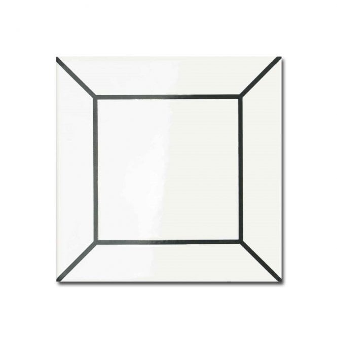 Kenzo Decor Frame Black 15cm x 15cm Wall Tile
