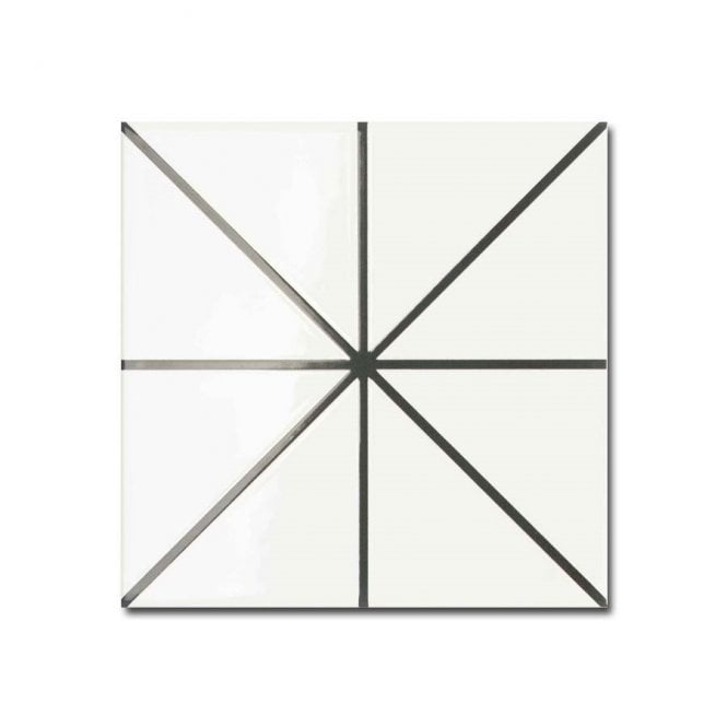 Kenzo Decor Star Black 15cm x 15cm Wall Tile
