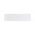 Made In Spain Kezma Metro Flat Matt White 7.5cm x 30cm Wall Tile