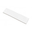 Made In Spain Kezma Metro Flat Matt White 7.5cm x 30cm Wall Tile