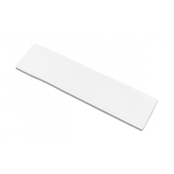 Made In Spain Kezma Metro Flat Matt White 7.5cm x 30cm Wall Tile