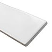 Made In Spain Kezma Metro Flat Matt White 7.5cm x 30cm Wall Tile