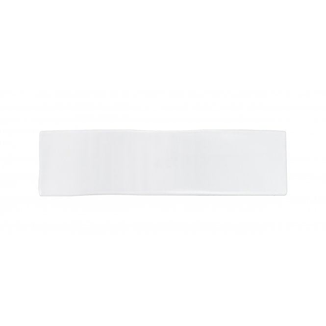 Made In Spain Kezma Metro Flat Matt White 7.5cm x 30cm Wall Tile