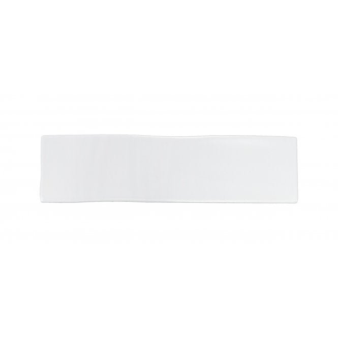Made In Spain Kezma Metro Flat Matt White 7.5cm x 30cm Wall Tile