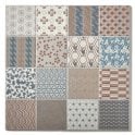 Realonda Kimono Mulitcolour 44.1cm x 44.1cm Wall & Floor Tile