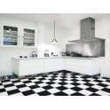 Kings Chess Matt Black 29.8cm x 29.8cm Wall & Floor Tile