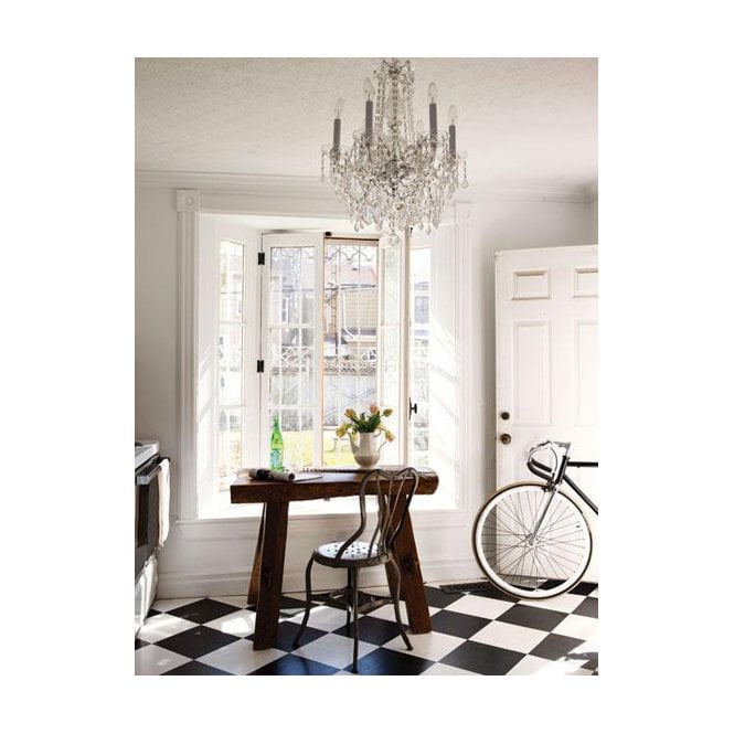 Kings Chess Matt White 29.8cm x 29.8cm Wall & Floor Tile