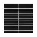 Kit Kat Black 30cm x 29.6cm Mosaic Tile