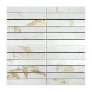 Kit Kat Capel Gold 30cm x 30cm Mosaic Tile
