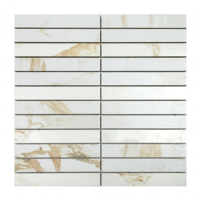 Kit Kat Capel Gold 30cm x 30cm Mosaic Tile