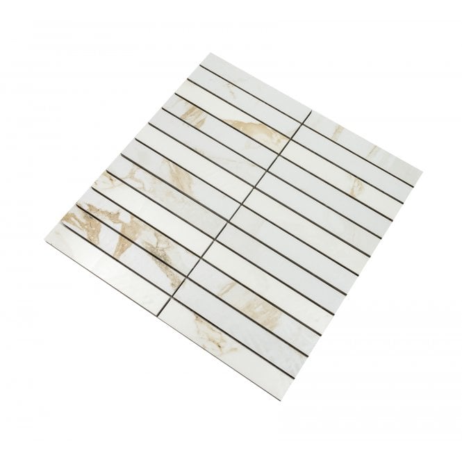 Kit Kat Capel Gold 30cm x 30cm Mosaic Tile