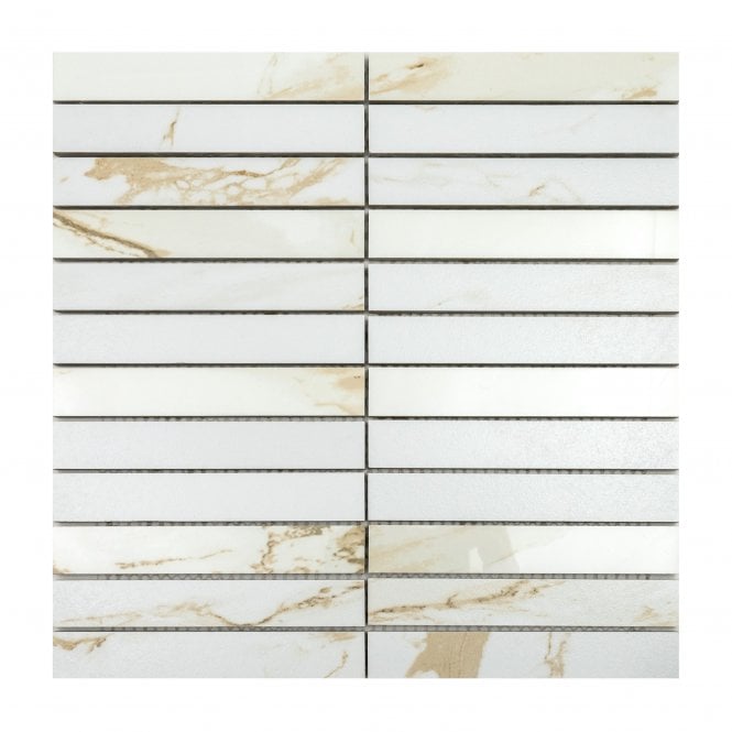 Kit Kat Capel Gold 30cm x 30cm Mosaic Tile