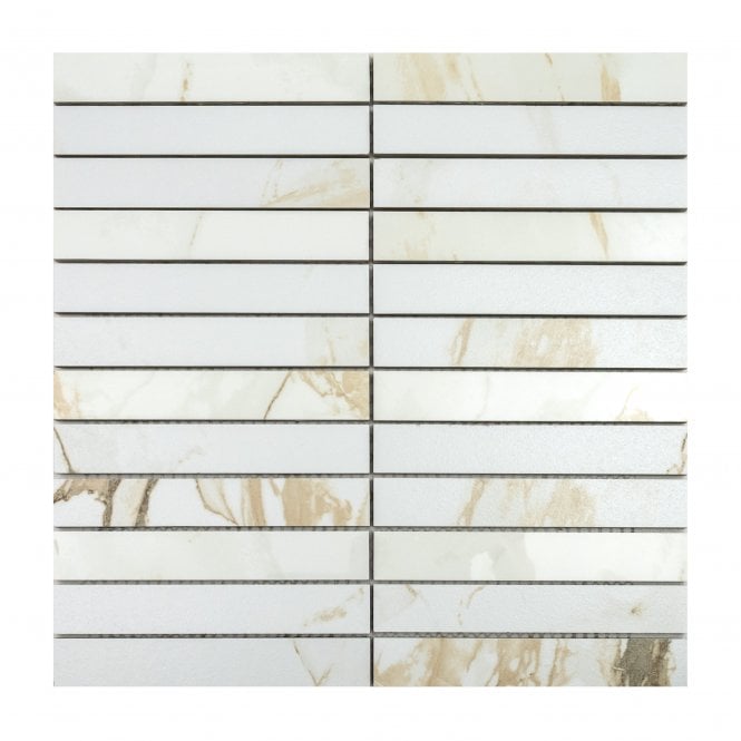 Kit Kat Capel Gold 30cm x 30cm Mosaic Tile