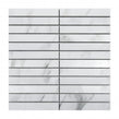 Kit Kat Carrara White 30cm x 30cm Mosaic Tile