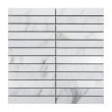 Kit Kat Carrara White 30cm x 30cm Mosaic Tile
