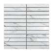 Kit Kat Carrara White 30cm x 30cm Mosaic Tile