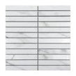 Kit Kat Carrara White 30cm x 30cm Mosaic Tile