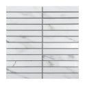 Kit Kat Carrara White 30cm x 30cm Mosaic Tile