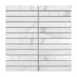 Kit Kat Carrara White 30cm x 30cm Mosaic Tile