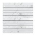 Kit Kat Carrara White 30cm x 30cm Mosaic Tile