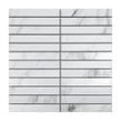 Kit Kat Carrara White 30cm x 30cm Mosaic Tile