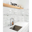 Kit Kat Carrara White 30cm x 30cm Mosaic Tile