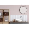 Kit Kat Classic White 30cm x 29.6cm Mosaic Tile